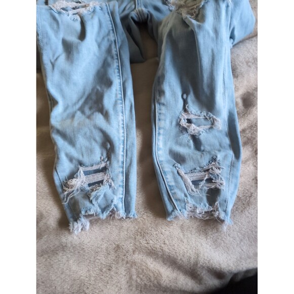 American eagle distressed jeans size 8 short next level stretch - Picture 3 of 8